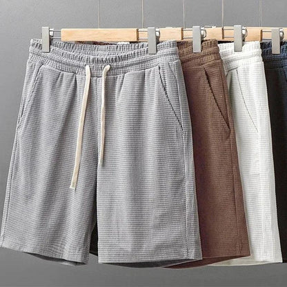 Crest Men's Waffle Knit Shorts | Ultra Soft, Relaxed Fit 1
