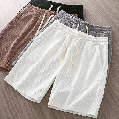 Crest Men's Waffle Knit Shorts | Ultra Soft, Relaxed Fit 2