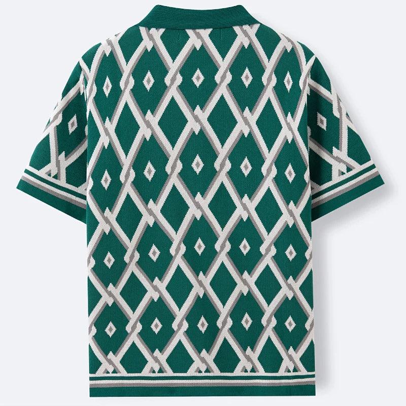 Dante Men's Polo Shirt | Comfort-Stretch Fabric, Retro Style 4