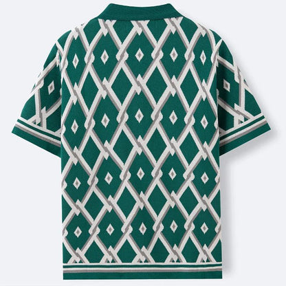 Dante Men's Polo Shirt | Comfort-Stretch Fabric, Retro Style 4