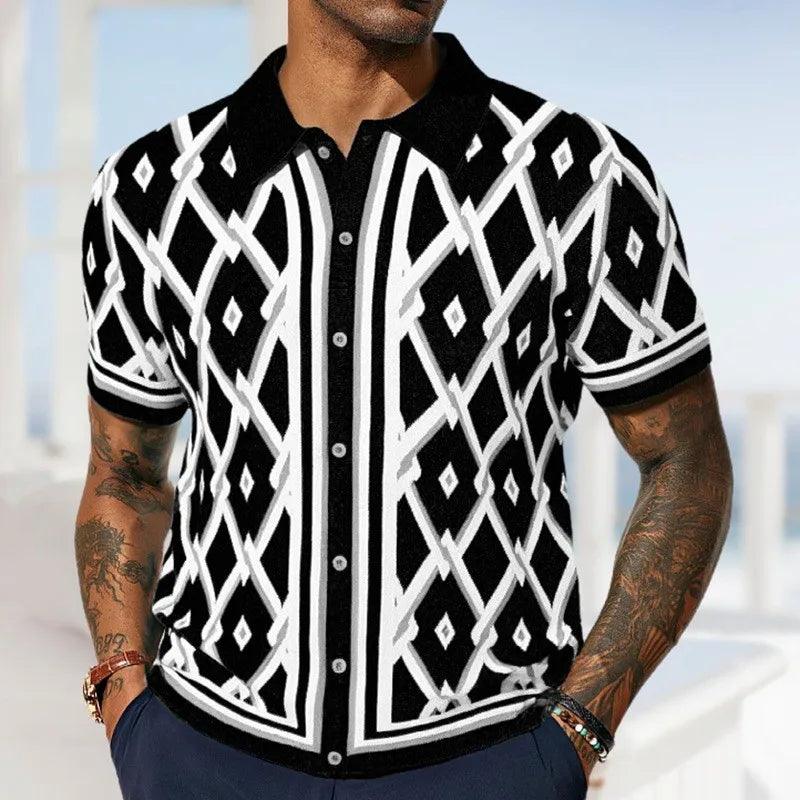 Dante Men's Polo Shirt | Comfort-Stretch Fabric, Retro Style 6