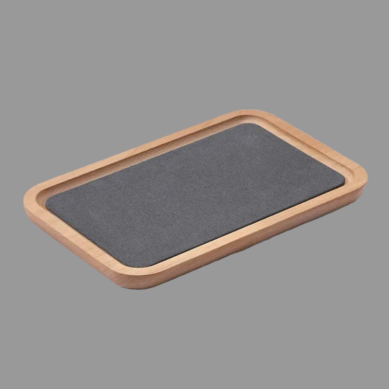 Elegant Wooden Jewelry Storage Tray | Organizer for Watches and Necklaces