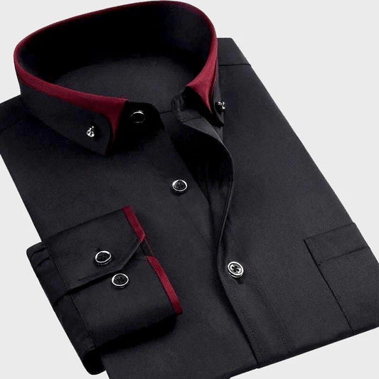 Felix Men's Shirt | Stretch Cotton Blend, Tailored Fit 0