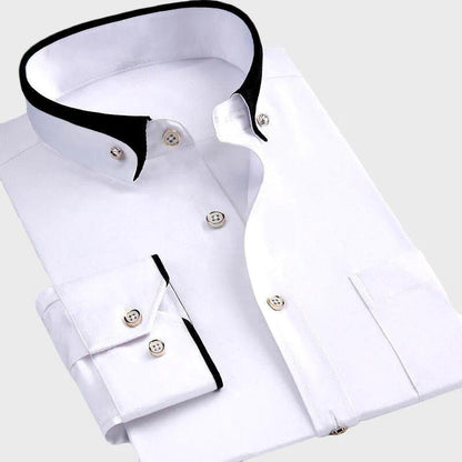 Felix Men's Shirt | Stretch Cotton Blend, Tailored Fit 1