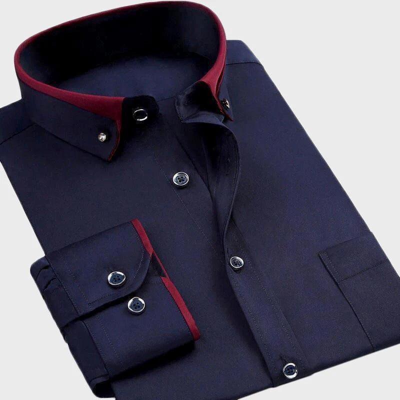Felix Men's Shirt | Stretch Cotton Blend, Tailored Fit 2
