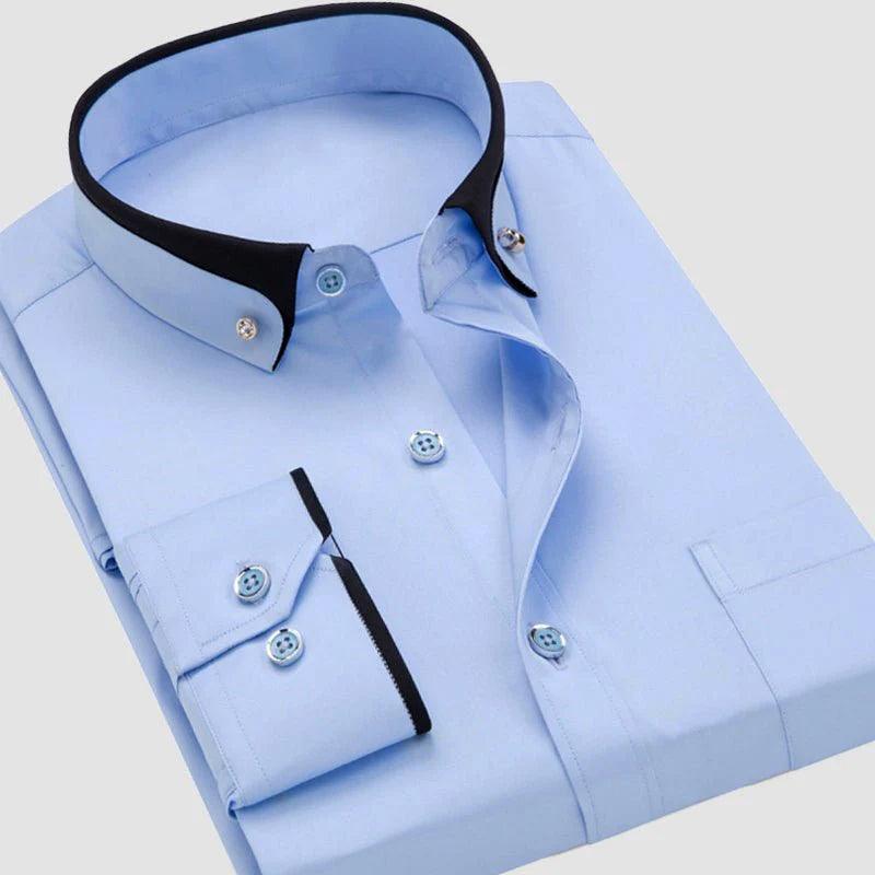 Felix Men's Shirt | Stretch Cotton Blend, Tailored Fit 3