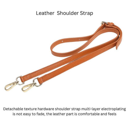 Damen-Hobo-Tasche aus echtem Leder mit Tragegriff | Graues genarbtes Leder, lässige Alltagsschultertasche | Smart-Casual-Tasche für den Alltag und zum Ausgehen
