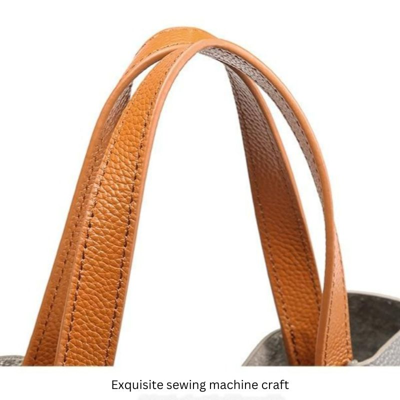 Damen-Hobo-Tasche aus echtem Leder mit Tragegriff | Graues genarbtes Leder, lässige Alltagsschultertasche | Smart-Casual-Tasche für den Alltag und zum Ausgehen
