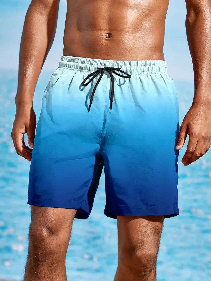 Glen Men's Beach Shorts | Quick-Drying Gradient Design 0
