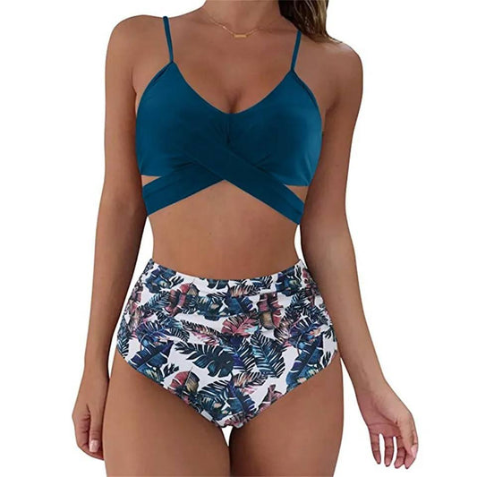 Heidi Women's High-Waisted Bikini Set | Comfortable Stretch Fabric, Flattering Fit 0