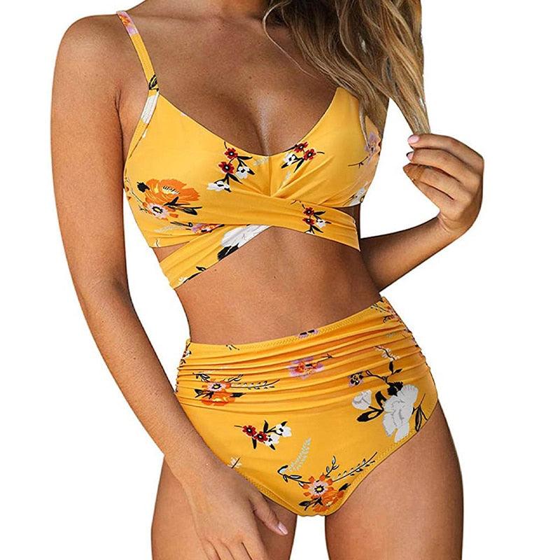 Heidi Women's High-Waisted Bikini Set | Comfortable Stretch Fabric, Flattering Fit 1