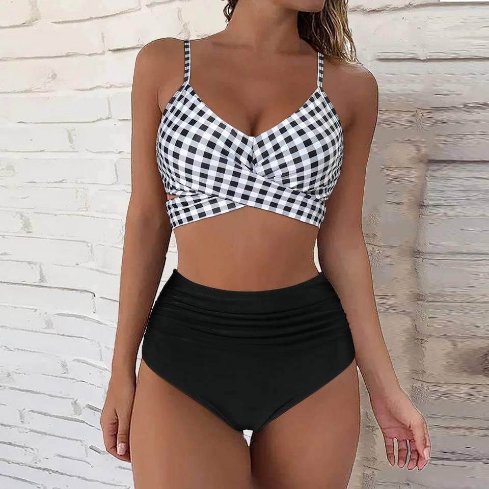 Heidi Women's High-Waisted Bikini Set | Comfortable Stretch Fabric, Flattering Fit 3
