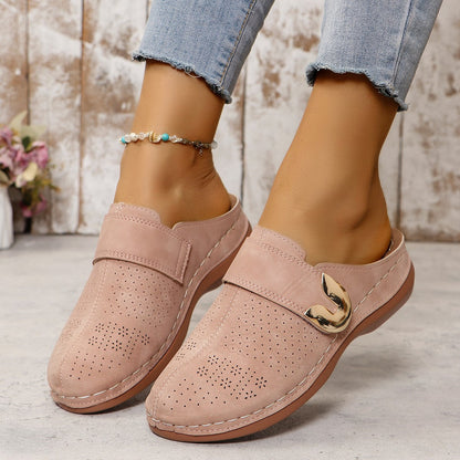 Hera Women's Mules | Breathable Leather, Stylish Design 2