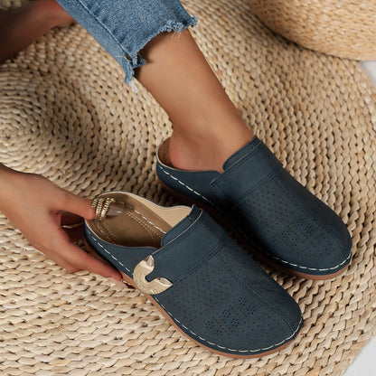 Hera Women's Mules | Breathable Leather, Stylish Design 5