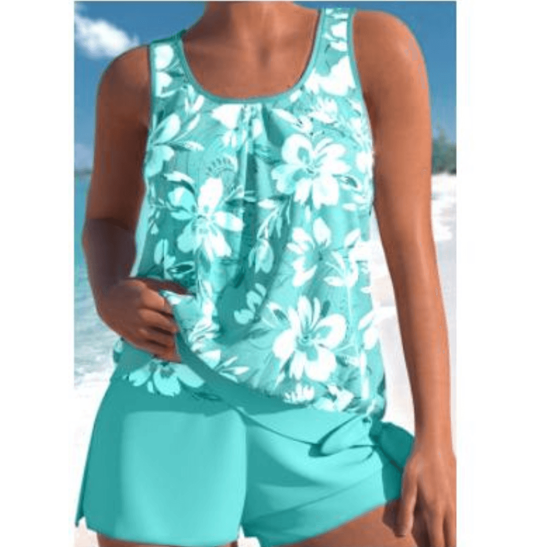 Hera Women's Swimsuit | Floral Print Two-Piece Swimwear, Vibrant Design 0