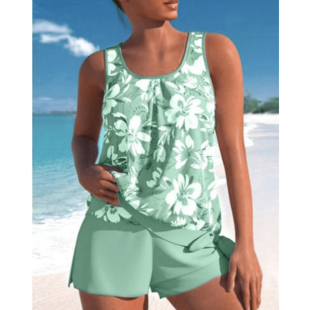 Hera Women's Swimsuit | Floral Print Two-Piece Swimwear, Vibrant Design 3