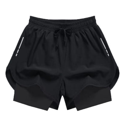 Holly Men's Swim Shorts | Solid Black & Gray, Plus Sizes 3