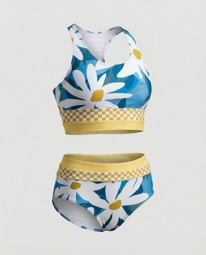 Holly Women's Bikini Set | Color Block Design 3