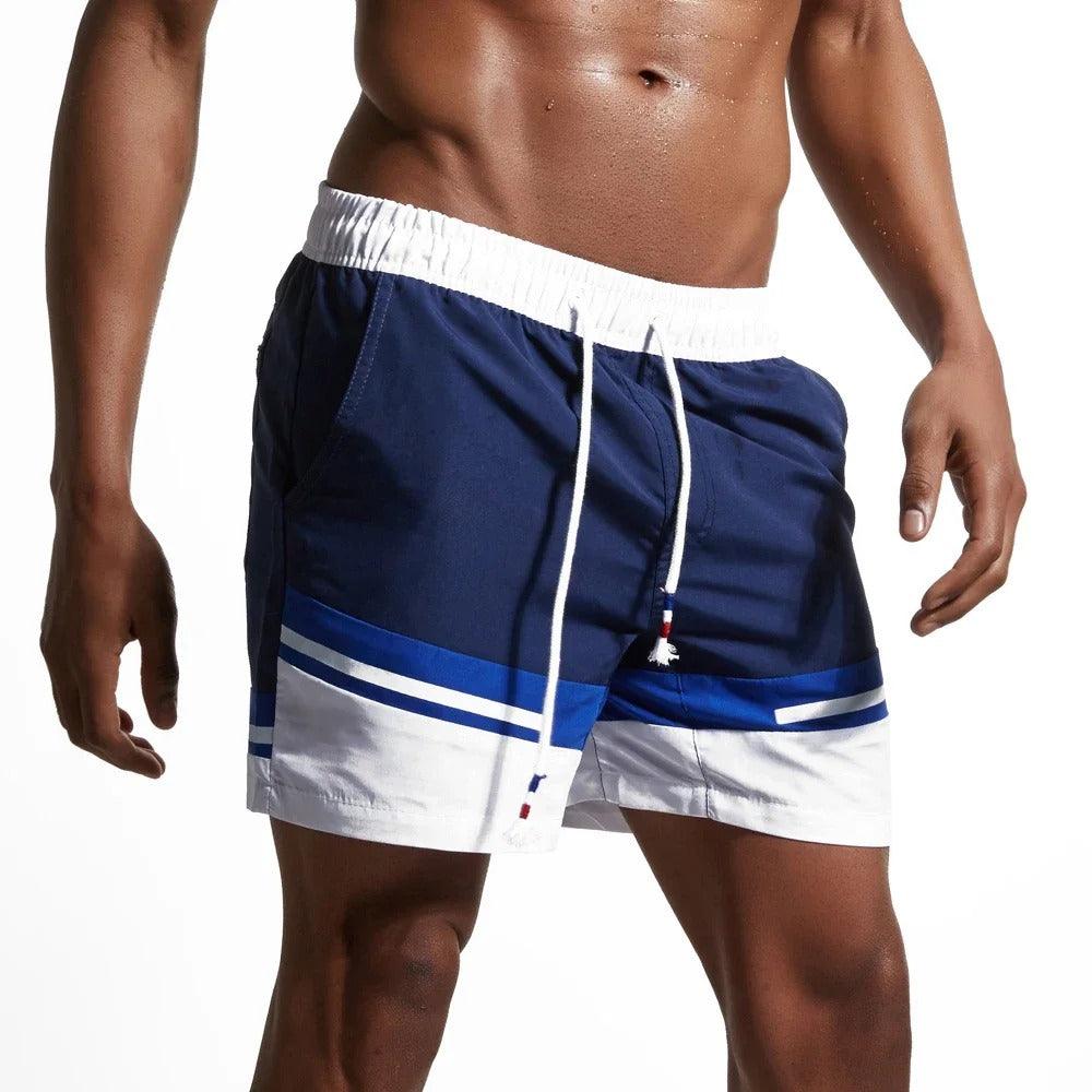 Hugo Men's Swim Shorts | Quick-Drying Color Block Design 2