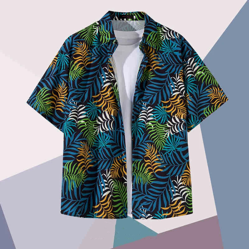 Julius Men's Floral Shirt | Soft Breathable Fabric, Relaxed Fit 1