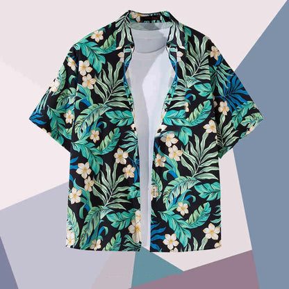Julius Men's Floral Shirt | Soft Breathable Fabric, Relaxed Fit 3