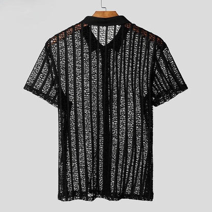 Kairo Men's Lounge Shirt | Ultra-Light Mesh 1