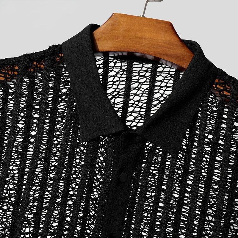 Kairo Men's Lounge Shirt | Ultra-Light Mesh 2