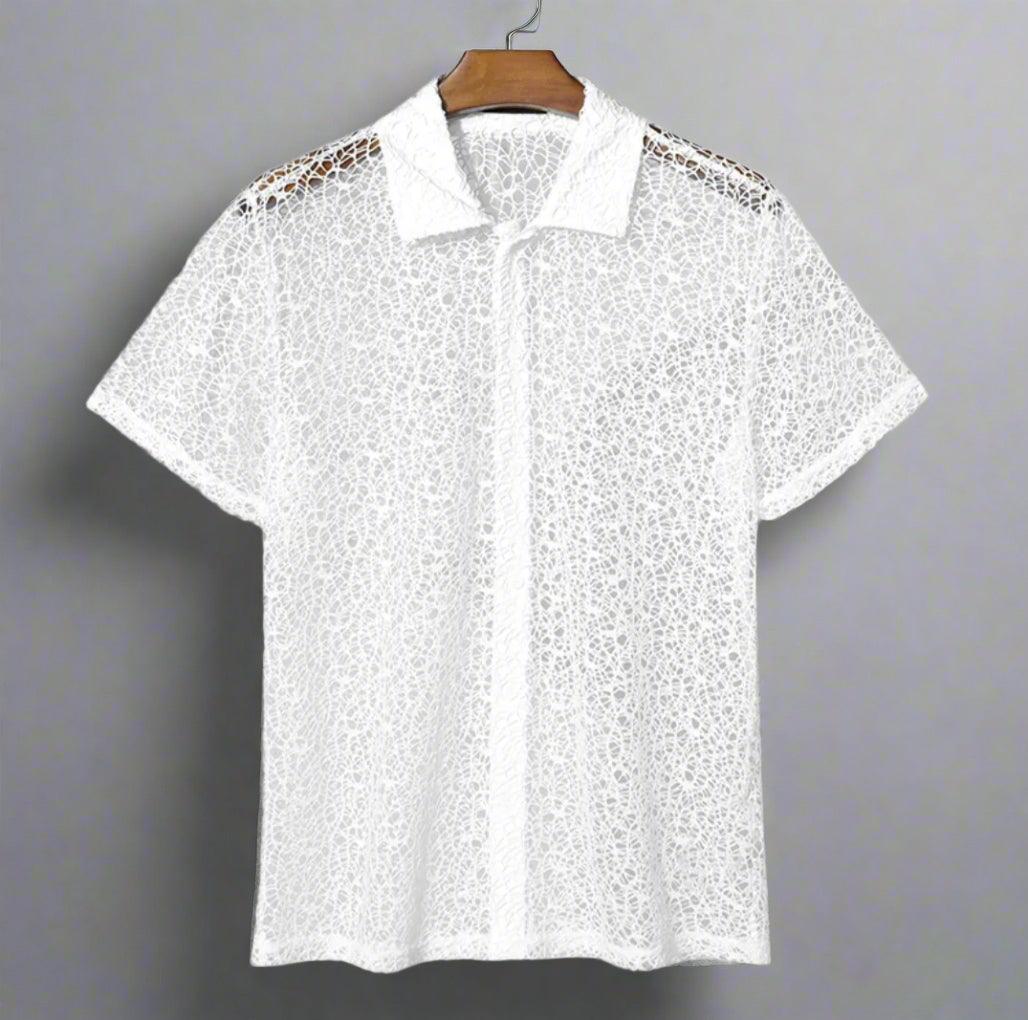 Kairo Men's Lounge Shirt | Ultra-Light Mesh 3