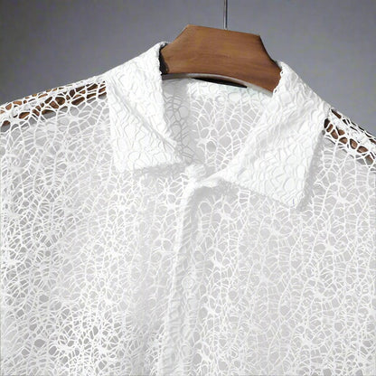 Kairo Men's Lounge Shirt | Ultra-Light Mesh 4