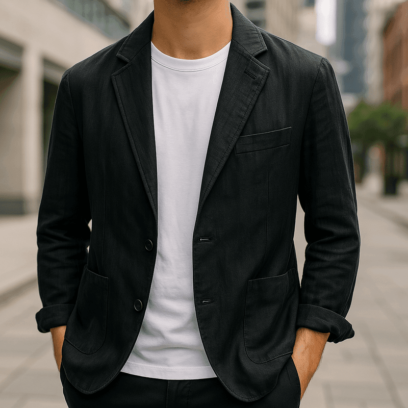 Lino Men's Blazer | Lightweight Linen, Versatile Style 0