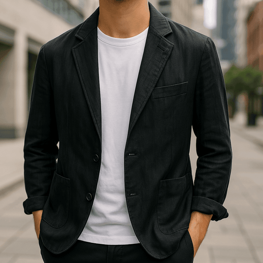 Lino Men's Blazer | Lightweight Linen, Versatile Style 0