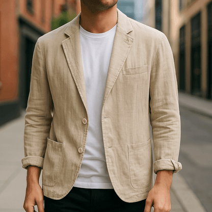 Lino Men's Blazer | Lightweight Linen, Versatile Style 1