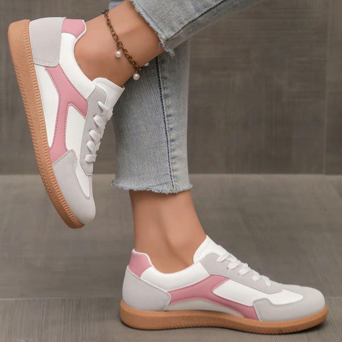 Livia Women's Sneakers | Vintage Leather Design, Cushioned Comfort 1