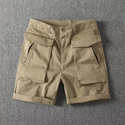 Lorenzo Men's Cargo Shorts | Spandex-Poly Blend, Tactical Style 1