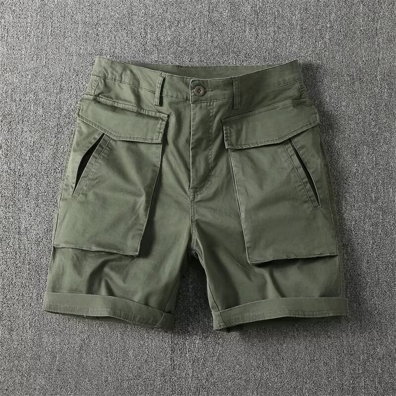 Lorenzo Men's Cargo Shorts | Spandex-Poly Blend, Tactical Style 5