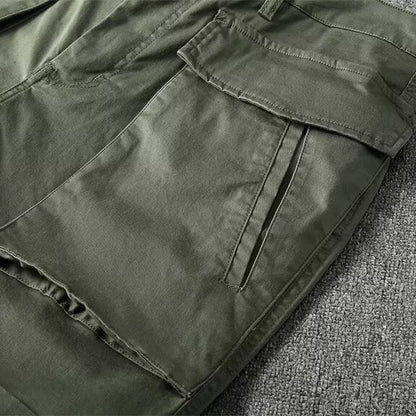 Lorenzo Men's Cargo Shorts | Spandex-Poly Blend, Tactical Style 6
