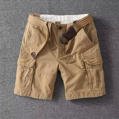 Lorenzo Vitali Men's Cargo Shorts | Cotton Blend, Multi-Pocket 0