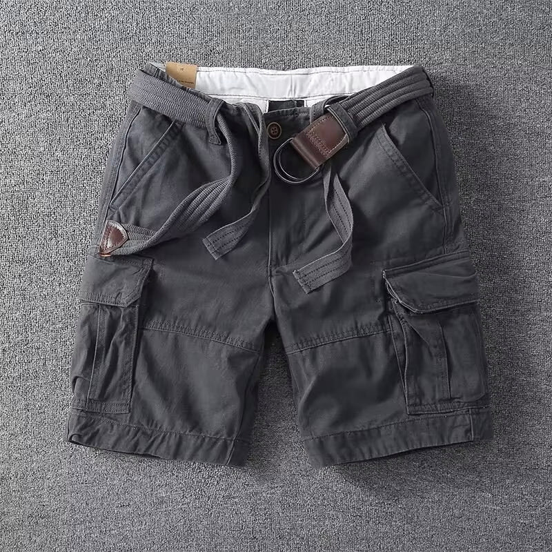 Lorenzo Vitali Men's Cargo Shorts | Cotton Blend, Multi-Pocket 3