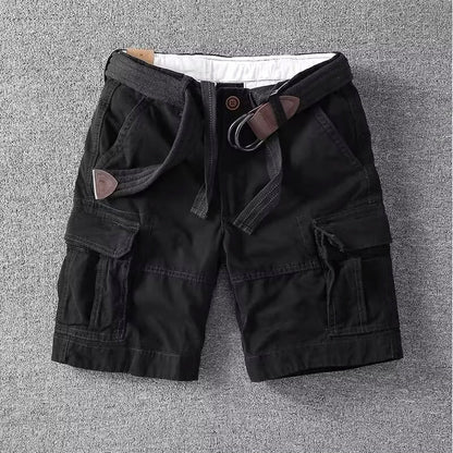 Lorenzo Vitali Men's Cargo Shorts | Cotton Blend, Multi-Pocket 4