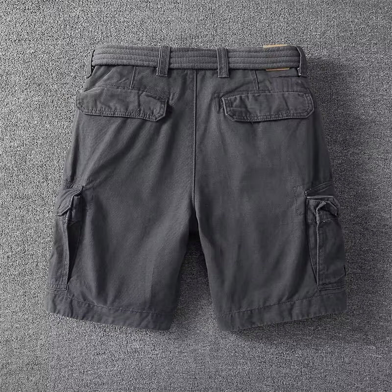 Lorenzo Vitali Men's Cargo Shorts | Cotton Blend, Multi-Pocket 7