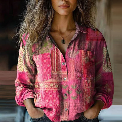 Mila Women's Shirt | Soft Polyester, Versatile Layering Blouse 3