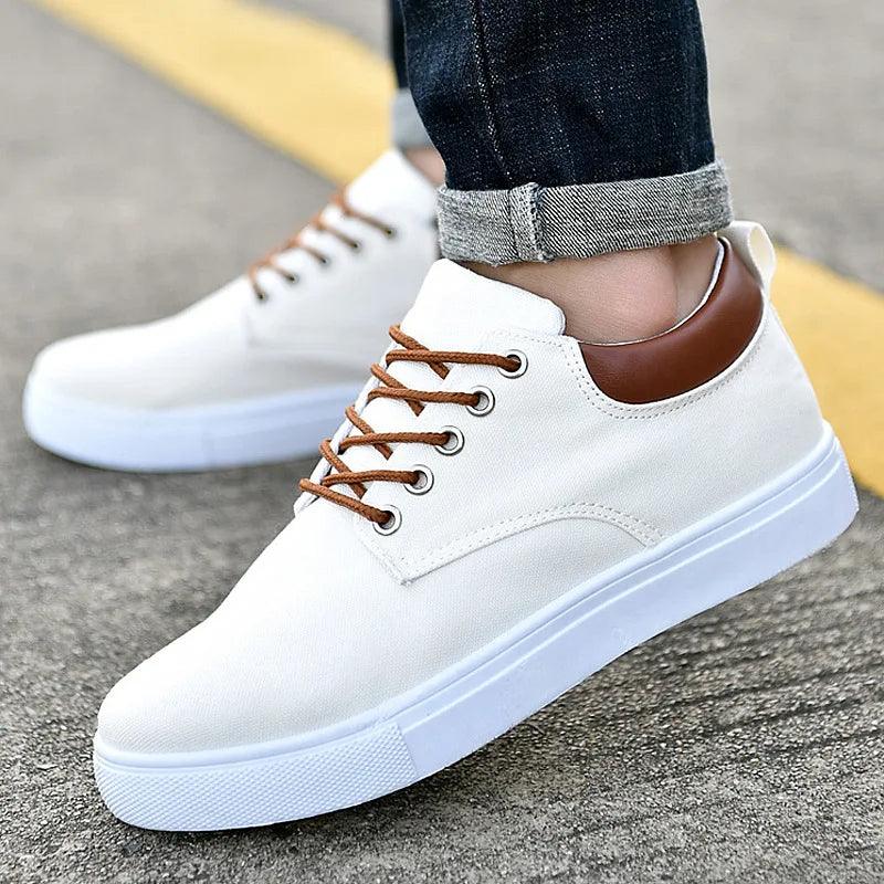 Milo Men's Sneakers | Durable Canvas, Casual Low-Top Trainers 1