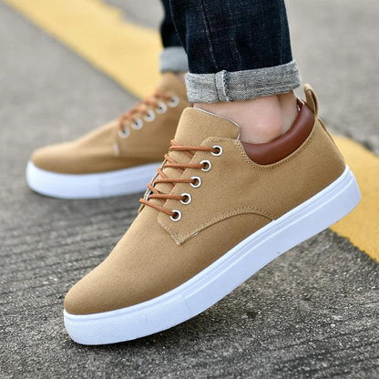 Milo Men's Sneakers | Durable Canvas, Casual Low-Top Trainers 3