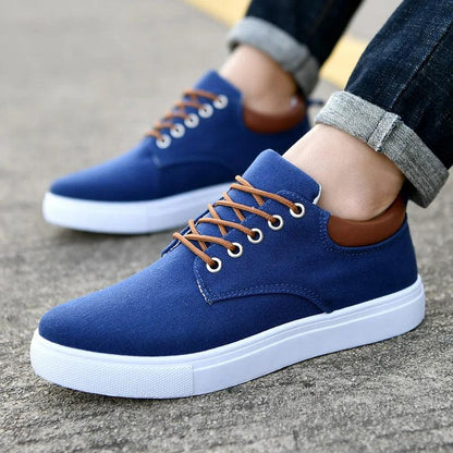 Milo Men's Sneakers | Durable Canvas, Casual Low-Top Trainers 4