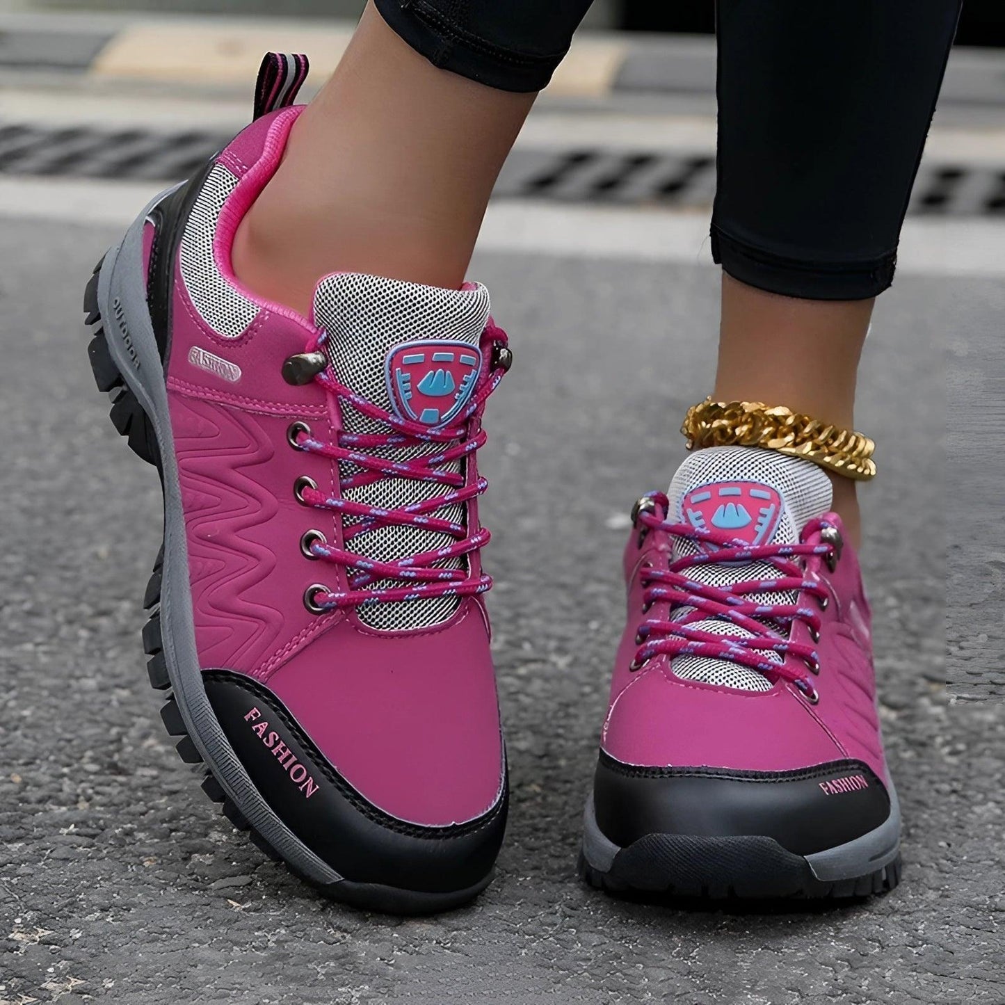 Pinky Women's Hiking Shoes | Waterproof, Lightweight, Anti-Slip 1