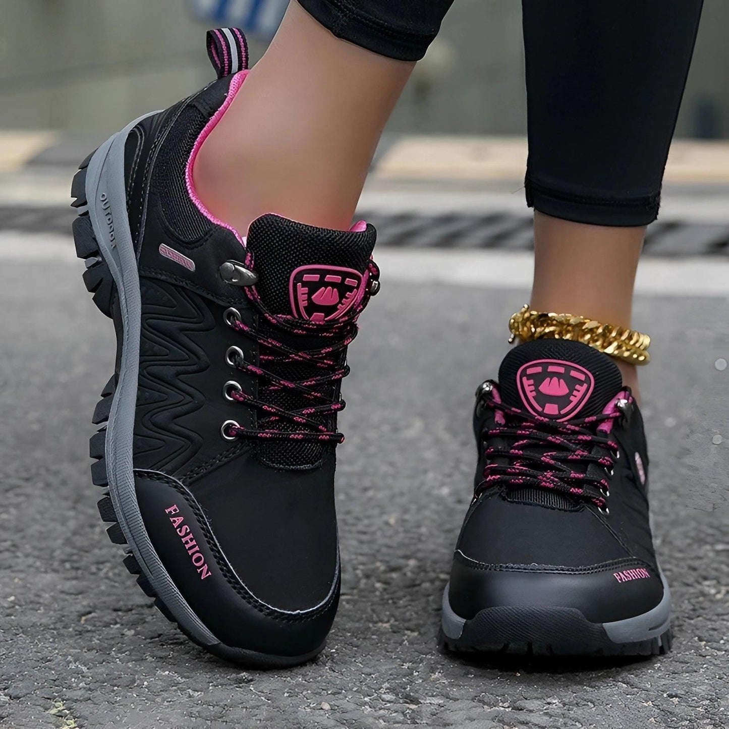Pinky Women's Hiking Shoes | Waterproof, Lightweight, Anti-Slip 2