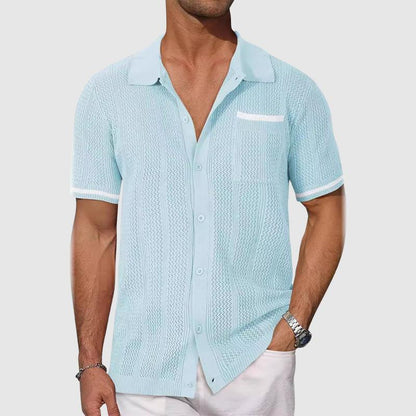 Rico Men's Polo Shirt | Breathable Polyester Blend, Retro Camp Collar 3