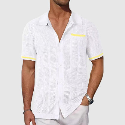 Rico Men's Polo Shirt | Breathable Polyester Blend, Retro Camp Collar 4