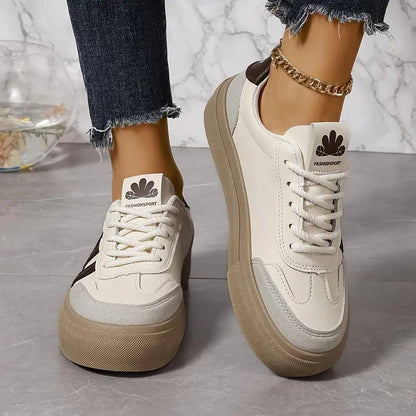 Roxy Women's Platform Trainers | Multi-Textured Upper, Comfortable Lace-Up Design 4