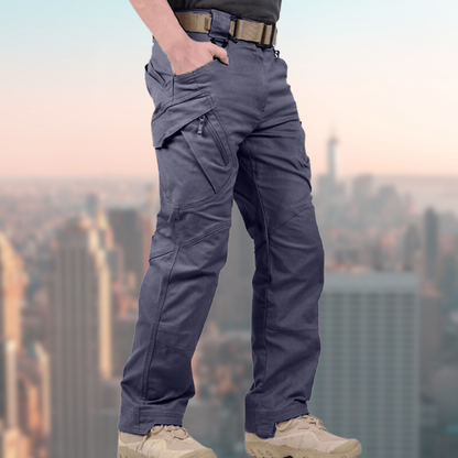 Men's Waterproof Cargo Pants – Multi-Pocket Outdoor Rain Trousers